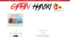 Desktop Screenshot of captainhanski.com