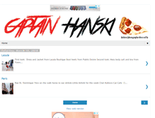 Tablet Screenshot of captainhanski.com